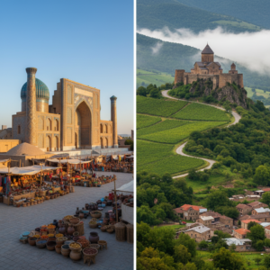 Uzbekistan czy Gruzja? Bezpieczne destynacje na niezapomniane podróże!