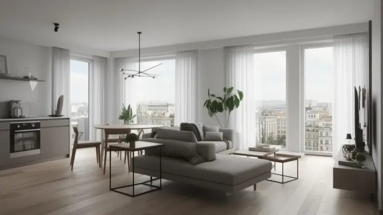 Jak urządzić przestrzeń w nowoczesnym apartamencie w centrum